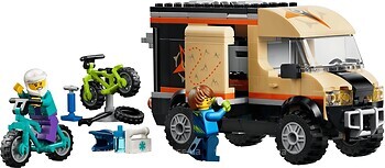 Фото LEGO City Фургон для перевозки и ремонта горных велосипедов (60512)
