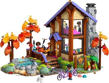 Фото LEGO Friends Уютный лесной домик для осеннего отдыха (42705)