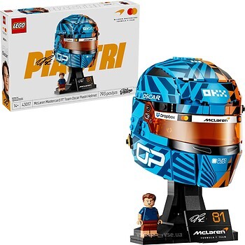 Фото LEGO Editions Шлем Оскара Пиастри McLaren Mastercard F1 Team (43017)