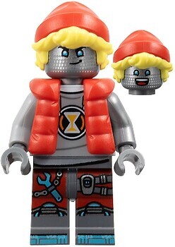 Фото LEGO Dreamzzz Cooper - Robot with Red Cap and Puffer Vest (drm082)