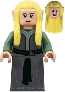 Фото LEGO The Lord of the Rings Rivendell Elf - Female, Dark Bluish Gray Robe (lor120)