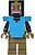 Фото LEGO Minecraft Hero - Tan Torso, Dark Tan Legs, Medium Azure Armor (min232)