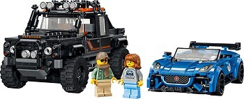 Фото LEGO Speed Champions Jaguar Project 7 и Land Rover Defender (77264)