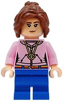 Фото LEGO Harry Potter Hermione Granger - Bright Pink Hoodie with Time Turner Necklace (hp606)