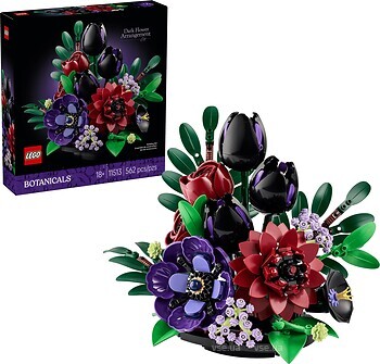 Фото LEGO Botanicals Композиция из темных цветов (11513)