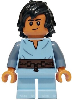 Фото LEGO Star Wars Boba Fett, Young - Bright Light Blue Shirt (sw1407)