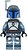Фото LEGO Star Wars Jango Fett - Nougat Head, Plain Arms, Helmet with Black Detail Lines on Right Side (sw1433)