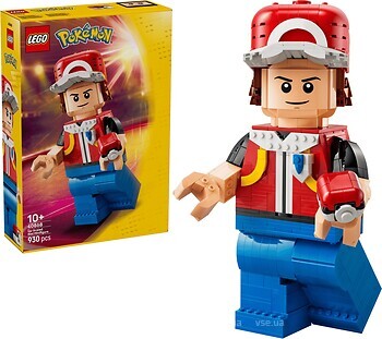 Фото LEGO Pokemon Up-Scaled Red Minifigure (40868)