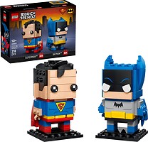 Фото LEGO BrickHeadz Golden Age Superman and Batman Figures (40859)