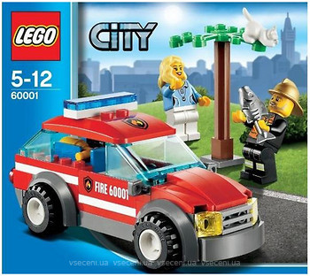 Фото LEGO City Автомобиль начальника пожарной охраны (60001)