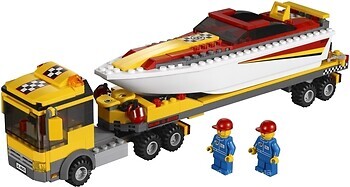 Фото LEGO City Перевозчик скоростной моторной лодки (4643)