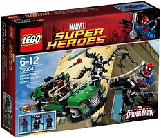 Фото LEGO Super Heroes Человек-Паук: Погоня на спайдерцикле (76004)
