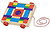 Фото Melissa & Doug Кубики на тележке (36 шт.) (14209)