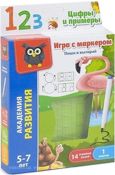 Фото Vladi Toys Пиши и вытирай Цифры (VT5010-04)