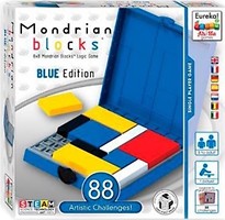 Фото Eureka 3D Puzzle Ah!Ha Mondrian Blocks Blue Блоки Мондриана (473555)