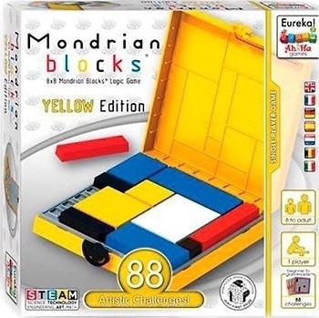 Фото Eureka 3D Puzzle Ah!Ha Mondrian Blocks Yellow Блоки Мондриана (473554)