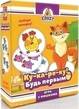 Фото Vladi Toys Crazy Koko Ку-ка-ре-ку! Будь первым! (VT8025-04)