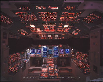 Фото Eurographic Кабина космического корабля Шатлл (6000-0265)