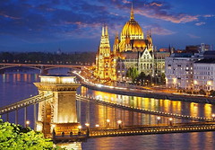 Фото Castorland Панорама Будапешта в сумерках (C-200405)