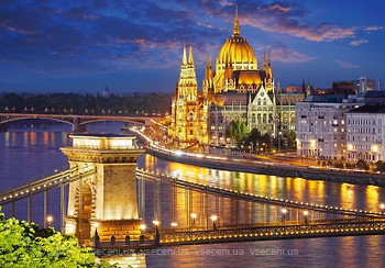 Фото Castorland Панорама Будапешта в сумерках (C-200405)