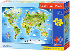 Фото Castorland World Map (B-040117)