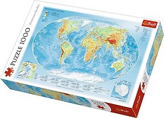 Фото Trefl Физическая карта мира (10463)