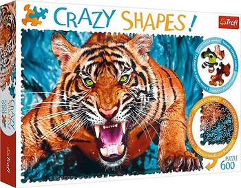 Фото Trefl Crazy Shapes Лицом к лицу с тигром (11110)