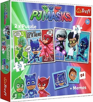 Фото Trefl PJ Masks Ночные истребители 2 в 1 (90710)
