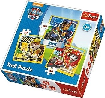 Фото Trefl Paw Patrol Маршал Руби и Чейз 3 в 1 (34839)