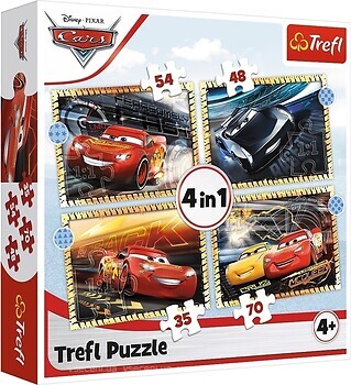 Фото Trefl Cars На старт, внимание, марш! 4 в 1 (34608)