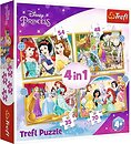 Фото Trefl Disney Princess Счастливый день 4 в 1 (34385)
