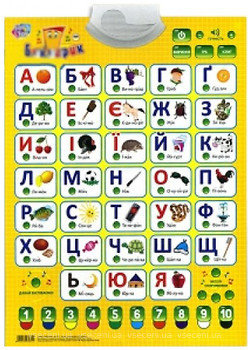 Фото Joy Toy Говорящая азбука, украинская (7031)