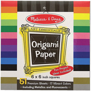 Фото Melissa & Doug Цветная бумага для оригами (MD4129)