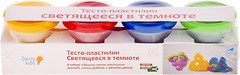 Фото Genio Kids Тесто-пластилин Светящееся в темноте (TA1021)