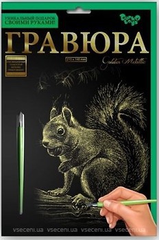 Фото Danko Toys Гравюра A5 Белка (ГР-А5-01С)