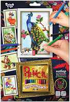 Фото Danko Toys Pencil by number Павлин (PBN-01-04)