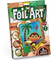 Фото Danko Toys Foil Art Обезьяна и банан (FAR-01-05)