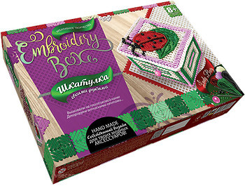Фото Danko Toys Embroidery box Шкатулка Lady Bug (EMB-01-06)