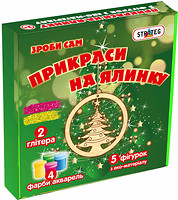 Фото Strateg Набор эко-раскрасок Елочные игрушки Ёлочка (2011)