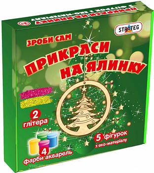 Фото Strateg Набор эко-раскрасок Елочные игрушки Ёлочка (2011)
