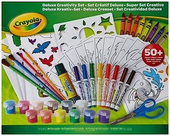 Фото Crayola Большой набор для рисования с красками и фломастерами (04-0297)
