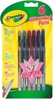 Фото Crayola Набор гелевых ручек с блестками 6 шт. (7747)