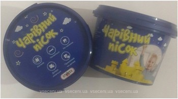 Фото Strateg Кинетический песок розовый с ароматом клубники (312-8)