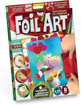 Фото Danko Toys Foil Art Бегемотик (FAR-01-02)