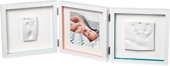 Фото Baby Art Тройная рамка Белая с полосками (3601095400)