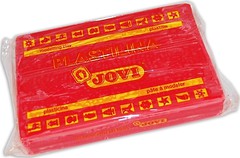 Фото Jovi Пластилин 350 г красный рубиновый (7206)