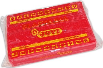 Фото Jovi Пластилин 350 г красный рубиновый (7206)