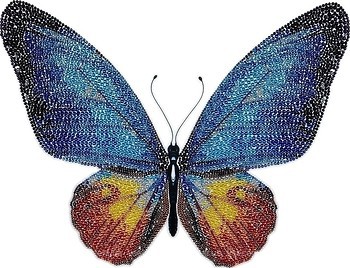 Фото Miniart Crafts Голубая бабочка (11017)