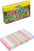 Фото Люкс Колор Мел цветной 12 шт. (КК1412/912)