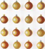 Фото Miniart Crafts Золотые рождественские шарики (44002)